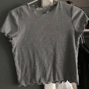 Light grey cute top